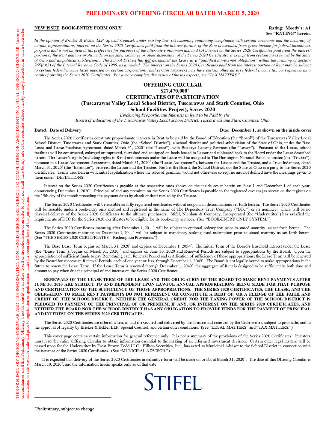 Board of Education of the Tuscarawas Valley Local School District